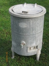 Vintage galvanised burco