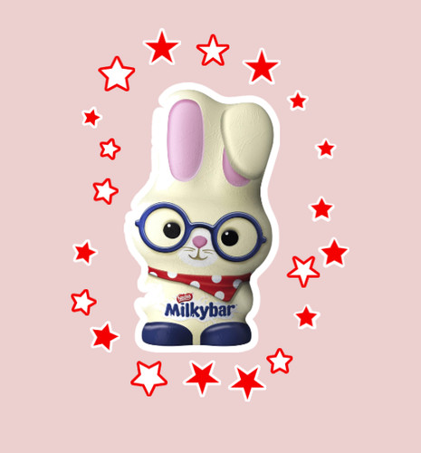 Milky easter egg decal sticker - milky,