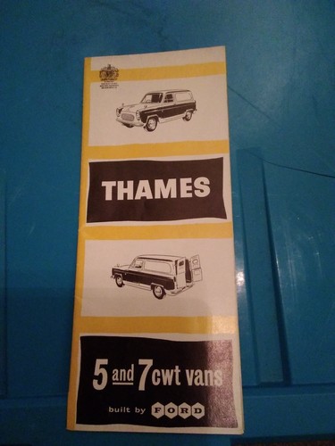 Ford thames van brochure - ford,