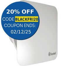 Xpelair Simply Silent C6TS Kitchen Extractor Fan with Timer IPX4 Rated 93172AW