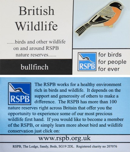 Rspb pin badge - rspb, fbfpfe