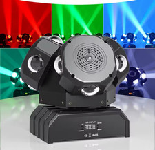 180W Moving Head Beam 18 RGBW LED DJ Disco Light DMX512 Strobe Lighting Party