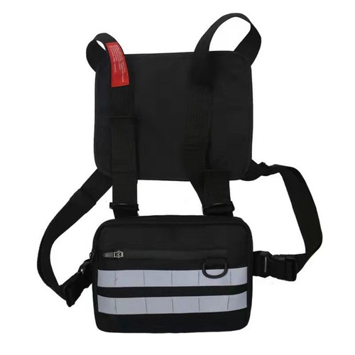 Chest pocket sports vest bag - pocket,