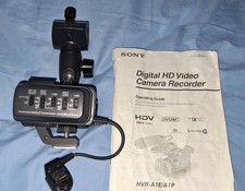 Sony XLR Audio Adapter and camera manual for HVR-A1E / A1P Camcorders 
