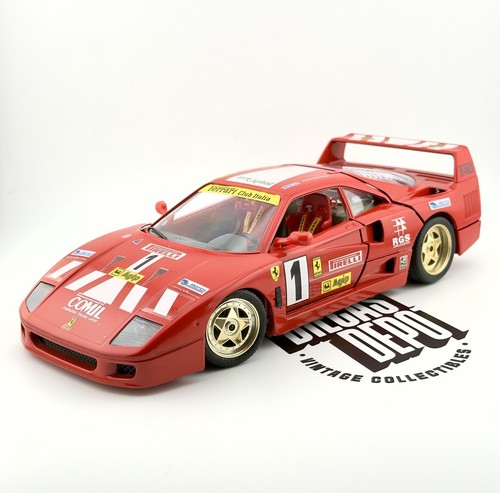 Burago ferrari f40 no1 - burago,