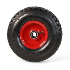 Go Kart Red Steel Rim Pneumatic Wheel 3.00-4 Axle Bore 20M Karting