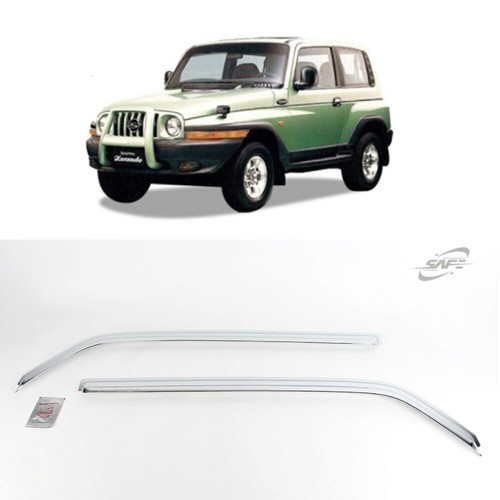 Chrome window vent visor rain - vent,