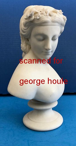 Parian bust t bevington - t,