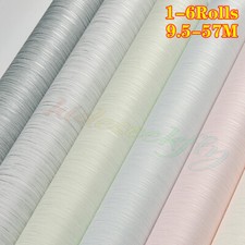 Mix Plain Flocking Textured Wallpaper Striped Wall Paper Decor for Home Hallway