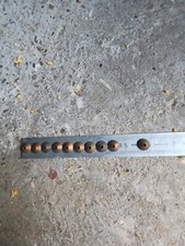  Copper domed washers / roves / 1/2 inch / x 10