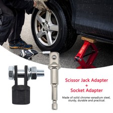 For Impact Wrench Lifting Equipment Car Repair Scissor Jack Adapter Drive Socket
