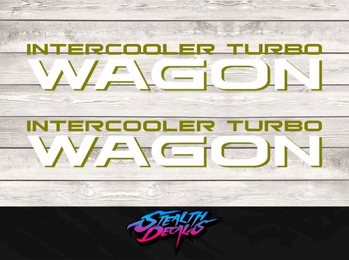 Intercooler turbo wagon fits - turbo,