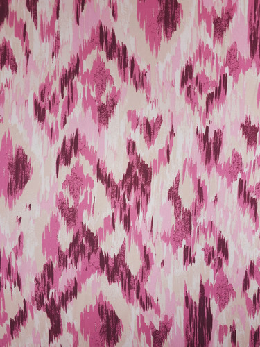 Cream pinky mauve blur - blur, damask