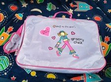 Vintage 2000s Y2k Bang On The Door Groovy Chick Paint Set bag Makeup Accessories
