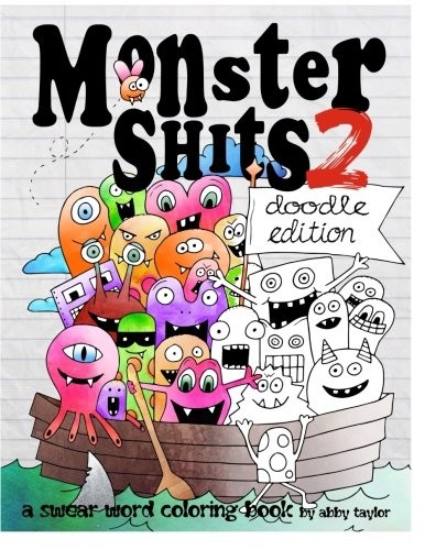 Monster shits doodle - monster,