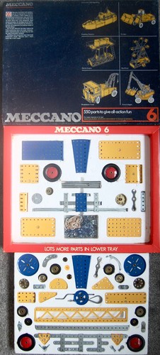 Vintage 1970s meccano set - meccano,