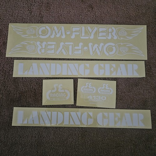 Racing flyer decal - decal, set