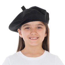 Black Beret Hat Charlie Crow