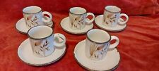 Midwinter - Wild Oats - Stonehenge- Small Coffee Cups/ Cans & Saucers x 5