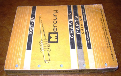 1957 1958 mercury - 58, parts
