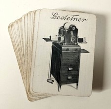 Gestetner vintage playing cards - complete and very rare boxed set 1940s(?)