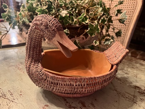 Vintage wicker rattan woven - vintage,