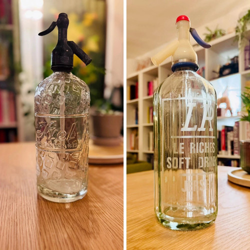 Vintage soda siphons glass - vintage,