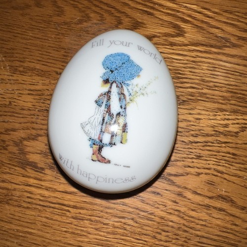 Holly hobbie blue girl trinket - holly,
