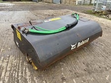 BOBCAT 4FT WIDE SWEEPER / ROAD BRUSH / BUCKET ON BOBCAT / SKID STEER BRACKETS☎️