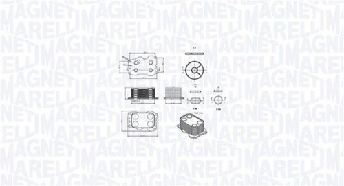 Engine oil cooler for citroen - cooler,
