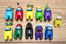 AMONG US Set of 11 Blind Bag CREWMATE Micro Figures Toys / Cake Toppers