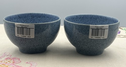 Two denby pottery studio blue - two,