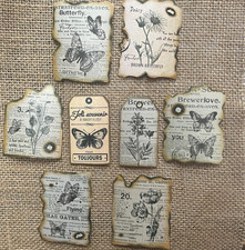 Vintage Style Burned Paper