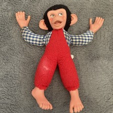 Vintage Mothercare jacko Monkey Cuddly Toy soft/plush/rubber parts - tlc