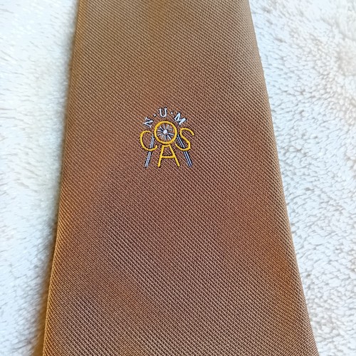 Vintage brown coal miners tie - vintage,