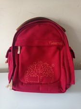 Kids Timberland Red Backpack / Lunch Bag With Raincover *See Pictures**