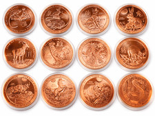 Full Set 12x 1oz Chinese Lunar