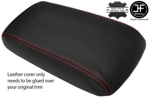 Red stitch real leather - red,