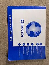 USED GENUINE PEUGEOT FOX XP6 OWNERS HANDBOOK MANUAL PE739910