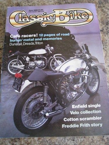 Classic bike magazine - classic, 1986