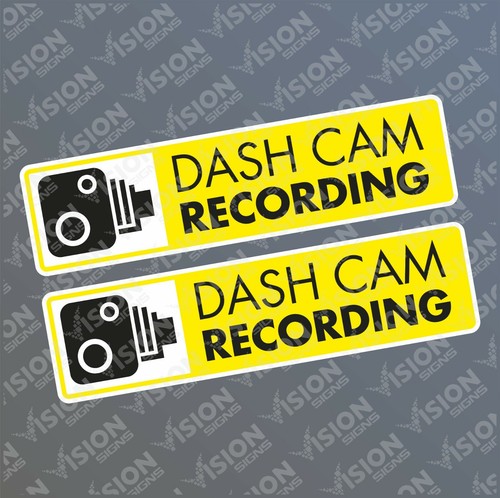 Dash cam car sticker - dash, decal