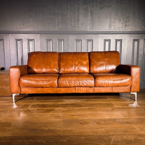 Leather seater sofa vintage - seater,
