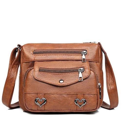 Retro multi pockets crossbody - retro,