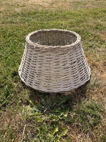 Wicker christmas tree - wicker, skirt