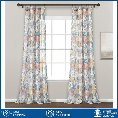 Sydney floral sheer curtains - sydney,