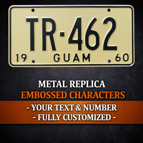 Guam 1960 metal - 1960, embossed