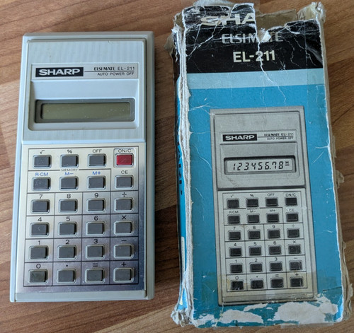 Sharp elsi mate 211 used - sharp,