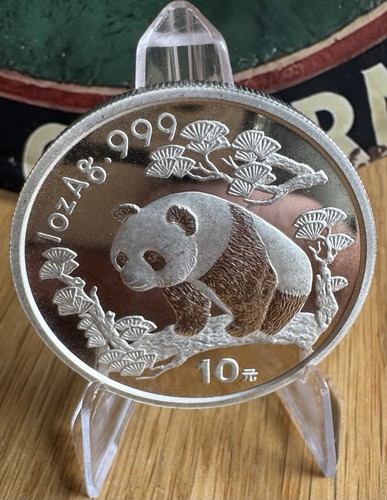 1997 1oz silver panda - 1oz, in