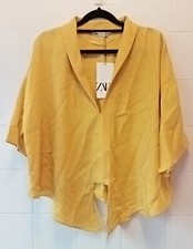 ZARA Women's MUSTARD YELLOW