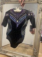 Silver Leotards for Girls Gymnastics Leotard Ballet Dance Bodysuit